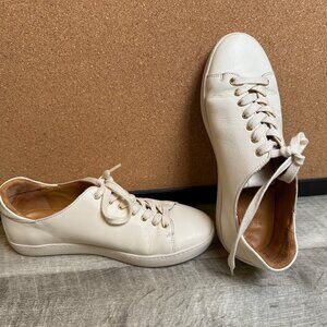 Sézane Jack Trainers Sneakers in Smooth Ecru Cream Size EU 37 / US 6.5